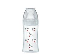 Eamufa DODIE Mathilde Cabanas Anti-Colic-Flasche, flacher Sauger, 270 ml, Durchflussmenge 2