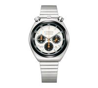 Citizen AN3660-81A Chronograph Men's Watch 38mm Stainless Steel Silver White 5 ATM