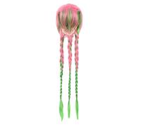 Eandarui Women's Gradient Anime Cosplay Wigs Long Synthetic Braided Wigs Halloween Party Costume Type A One Size