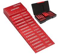 EANOSIC Metric Setup Blocks Height Gauge Set, 15pcs Precision Aluminum Setup Bars Guage Block Set for Router and Table Saw Accessories Woodworking Set Up, Bars Include Laser Engraved Size Markings