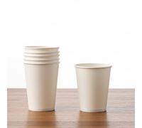 EAP 500 X 8oz (225ml) Single Wall White Disposable Paper Cups | for Hot and Cold Drinks | Sturdy,Insulated, Leak-Proof | Coffee Cups | Tea Cups | Party Cups | Perfect for Personal, Business