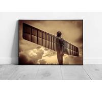 EAPoster Print on Paper Angel of the North Ready to Hang Wall Art Print Framed Picture print A3 Print Only (42x30cm)