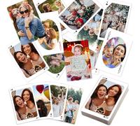 EAQ Personalised Playing Cards with Photo Custom Playing Cards Custom Deck of Cards for Family, Wedding, Friends, Birthday, Party, Gifts