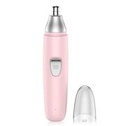 Ear and Nose Hair Trimmer Professional Painless Eyebrow Trimmer Powerful Motor and Edge Blades for Smoother Cutting (Pink)