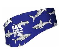 Ear Band-It Ultra Swimming Headband (Keep Water Out, Hold Earplugs in) Doctor Recommended Medium (Ages 3-8) - Shark