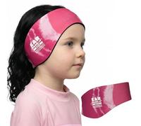 Ear Band-It Ultra Swimming Headband (Keep Water Out, Hold Earplugs in) Doctor Recommended Medium (Ages 3-8) Tie Die Pink