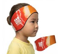 Ear Band-It Ultra Swimming Headband (Keep Water Out, Hold Earplugs in) Doctor Recommended Medium (Ages 3-8) Tie Die Orange