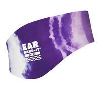 Ear Band-It Ultra Swimming Headband (Keep Water Out, Hold Earplugs in) Doctor Recommended Medium (Ages 3-8) Tie Die Purple