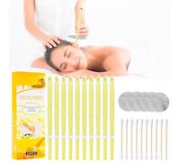 Ear Candles, Natural Beeswax, 10 Sticks Ear Cleaner Natural Wax, Ear Wax for Relaxation and Stress Relief, Ear Care