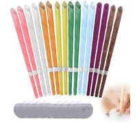 Ear Candles Natural Hopi Ear Candle 16 Pcs Beeswax Candling Cones Ear Wax Remover with 10 Protective Disks for Relaxing