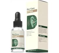 Ear Care Drops 30ml, Gentle Tinnitus Relief, Soothes Itchy Ears, Fast Acting Flush Solution for Swimming, Bathing, Travel, Men & Women (1pcs)