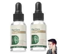Ear Care Drops, Daily Ear Eleaning Care, Gentle Formula, Easy to Use, Relieve Ears Discomfort for Women and Men, 30ml (2PCS)