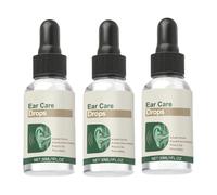 Ear Care Drops for Ringing Ears - Gentle Tinnitus Relief Formula with Natural Extracts, Soothes, Removes Earwax & Moisturizes, 1 oz (3pcs)