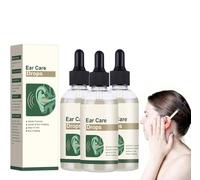 Ear Care Drops - Plant-Based Formula,Earwax Removal Serum,Tinnitus Drops for Ringing Ears,Tinnitus Relief,Non-Irritating Gentle Formula (3 Pcs)