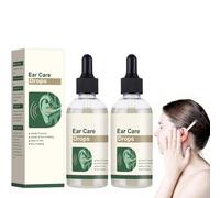 Ear Care Drops - Plant-Based Formula,Earwax Removal Serum,Tinnitus Drops for Ringing Ears,Tinnitus Relief,Non-Irritating Gentle Formula (2 Pcs)
