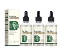 Ear Care Drops - Plant-Based Formula,Tinnitus Relief, Buzzing Ears,Swimmer's Ear & Earwax Removal,Non-Irritating Gentle Formula,Natural Ingredients,Suitable for All Skin Types (3 pcs)