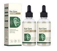 Ear Care Drops - Plant-Based Formula,Tinnitus Relief, Buzzing Ears,Swimmer's Ear & Earwax Removal,Non-Irritating Gentle Formula,Natural Ingredients,Suitable for All Skin Types (2 pcs)