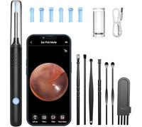 Ear Cleaner with Camera, Ear Wax Removal Kit with 1080P, Ear Camera Otoscope with LED Light, Ear Cleaning Kit for iPhone, iPad, Android Phones