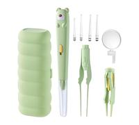 Ear Cleaning Tool - Earwax Digger Spoon, Light-Up Kit | Complete Portable Earwax Remover, Hygiene Care Kit for Boys Girls Youth Adults, Home Travel Outdoor Use, 18.3x6.8cm