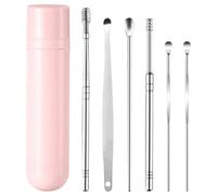 Ear Cleaning Tool, Easy to Clean and Maintain, 1 Set, Earwax Cleaner Tool Set, Earwax Picker, Portable and Compact Size, for Women Boys Girls Youth Teens Home School Traveling