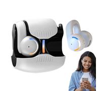 Ear Clip Earbuds UltraLight Bone Conduction With Noise Cancellation ClipOn Headphones For Sports And Bike Racing