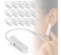 Ear Clip Electrode Lead Wires, 2.0mm Pin Snap Connection Compatible with Most TENS EMS Units, 16 Pcs (16)