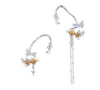 Ear Clip Without Piercing Copper Fish Ear Cuff Jewelry Suitable for All Outfits Transitioning Essential Trendy Jewelry