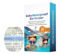Ear Covers - 30pcs PU Film Waterproof Shower Stickers Soft Breathable Protection Patches | Swimming Bathing Surfing Guard Accessories | Anti Water Entry Hygiene Care Comfort For