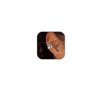 Ear Cuff Earrings for Women Gifts Trendy Stuff Chunky Ear Cuffs Non Piercing Clip On Cartilage Earrings Helix Fake Earring Jewelry Christmas Gifts Stocking Stuffers, Metal, No Gemstone