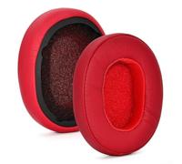 Ear Cushion Replacement for Skullcandy Crusher Wireless Hesh for evo - High Density Foam Protein Leather Earmuff Repair Parts (Red)