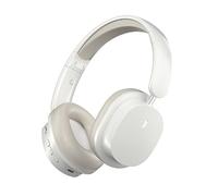 Ear Cushion SY-T2 Bluetooth Over Ear Headphone, Wireless Spatial Sound Effective Foldable Gaming Headset with TF Card Play Mode, 3.5mm Audio Cable and Charging Cable- Marble White