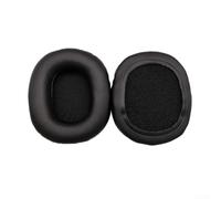 Ear Cushions Compatible with for ath M50X M40X M30 M20 SX1a Headsets - Soft Memory Foam Earpads with Protein Leather Finish Black(Black)