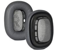 Ear Cushions for appple AirPods Max Replacement Leather earpads Sweat Proof Ear Cups Cushion Replace for airpod max Headphone with Protein Leather Memory Foam and Magnet (Space Gray)