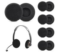 Ear Cushions Headphone Foam Cover, 5 Pairs Comfort Earphone Sponge Cover Replacement Headset Ear Pads, Compatible with Plantronics Supra Plus Encore, Most Standard Size Telephone Headsets, 5 cm