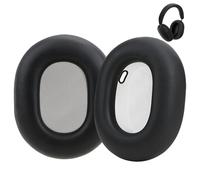 Ear Cushions Replacement Earpads Compatible with Sonos Ace Headphones with Memory Foam, Protein Leather& Internal Magnet (Black)
