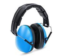 Ear Defenders Kids, Lookka Foldable Adjustable Hearing Protection Noise Cancelling Blue Ear Muffs for Children Baby (6 Months to 14 Years Old)