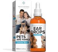 Ear Dropper/Cleaner for Cats & Dogs - 100% Natural Colloidal Silver