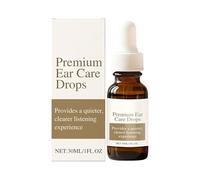 Ear Drops, Gentle Ear Cleaning Solution, 30ml, Secretion Unblocking Solution, Soothing Ears Care Liquid, Easy Application, for Women Adults Swimmers Air Travelers