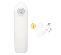 Ear Dryer Warm Wind Electronic Smart Control Ear Drying Device, Ear Water Remover for Swimmers and Showering, Compact Portable Water Drying Aid with Intelligent Temperature Adjustm (White)