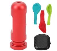 Ear Equalization Training Tool Aluminum Alloy Ear Pressure Balance Auxiliary Practice Tool for Snorkeling Underwater Diving Beginner (Red)