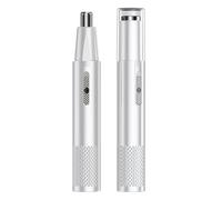 Ear Hair Trimmer for Men - Rechargeable Nose Hair Clipper, Precision Eyebrow Groomer | Electric Beard Shaver, 2 In1 Hair Removal Tool for Face, Foot, Hand Hair, Travel Grooming & Easy Cleaning