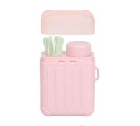 Ear Hole Cleaning Set,240PCS Ear Hole Cleaning Kit,Disposable Earrings Hole Cleaner,Odor Removal to Keep Your Ears, Lightweight and Portable for Wide Use (Pink)