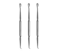 Ear Hook & Spoon | Double-Ended Stainless Steel 90° Right-Angled Ear Wax Remover Tool Pick Spoon ENT (3)