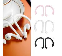 Ear Hooks for Airpods Wireless Earbuds Holder Anti-lost Sport Activities Headset 3 Pairs Universal Silicone Secure Ultra-Light Earphone Loops with Pro 1 2 3 for Running Exercise (Pink, White, Black)