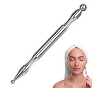 Ear Massage Pen - Stainless Steel Manual Trigger Point Stick 38g Compact, 13x1cm Slim Reflexology Tool, Sturdy Nerve Stimulator Design | Lightweight Pressure Point Massager For Facial Ear Body Tension