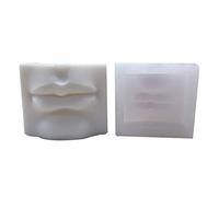 Ear Mouth Eye Nose 3D Mold Silicone Epoxy Resin for Soy Wax Plaster Casting Craft Human Ear Mouth Eye Nose Mold Soft Flexible Silicone Making Large for