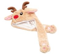 Ear Moving Hat Kids Plush Headpiece Christmas