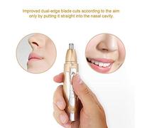 Ear Nose Hair Trimmer, Facial Hair Removal Set Nose And Ear Trimmer Clipper For Women Men with Improved Dual- Blade Rechargeable For Travel or Home Use
