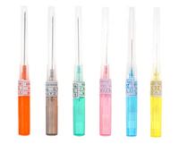 Ear Nose Piercing Needles - 6PCS Mixed Piercing Needles 14g 16g 18g 20g 22g 24g IV Catheter Needles for Piercing Cleaned Body Tattoo Piercings Tool for Piercing Supplies Piercing Kit