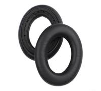 Ear Pad Set for Accentum Plus Wireless Headphones Using PU Protein Leather to Support Extended Listening and Maintain Structural Integrity (Black)